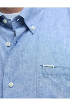 Camisa Hombre Barbour Nelson Regular Short-Sleeved MSH5595BL33 Classic Blue