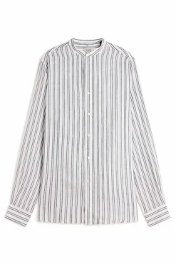 Camisa Hombre Ecoalf David 334 Offwhitebluestripe