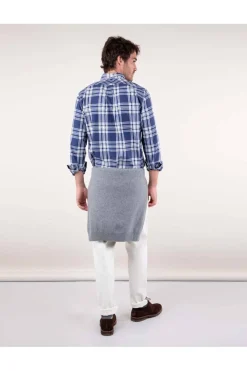 Camisa Hombre El Ganso tartan 1050w240058 marino