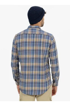 Camisa Hombre El Pulpo Cuadros Amur Viyela 11050325397714 Índigo