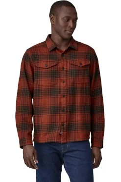 Camisa Hombre Patagonia Franela 42401 CARD Cascade Burnished Red