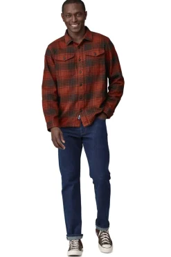 Camisa Hombre Patagonia Franela 42401 CARD Cascade Burnished Red