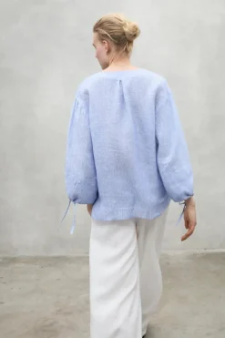 Camisa Mujer Ecoalf Jena 334 Skyblue