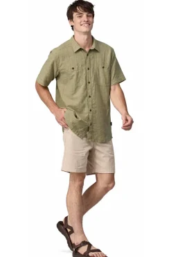 camisa Patagonia back step 53139 swell dobby buckhorn green
