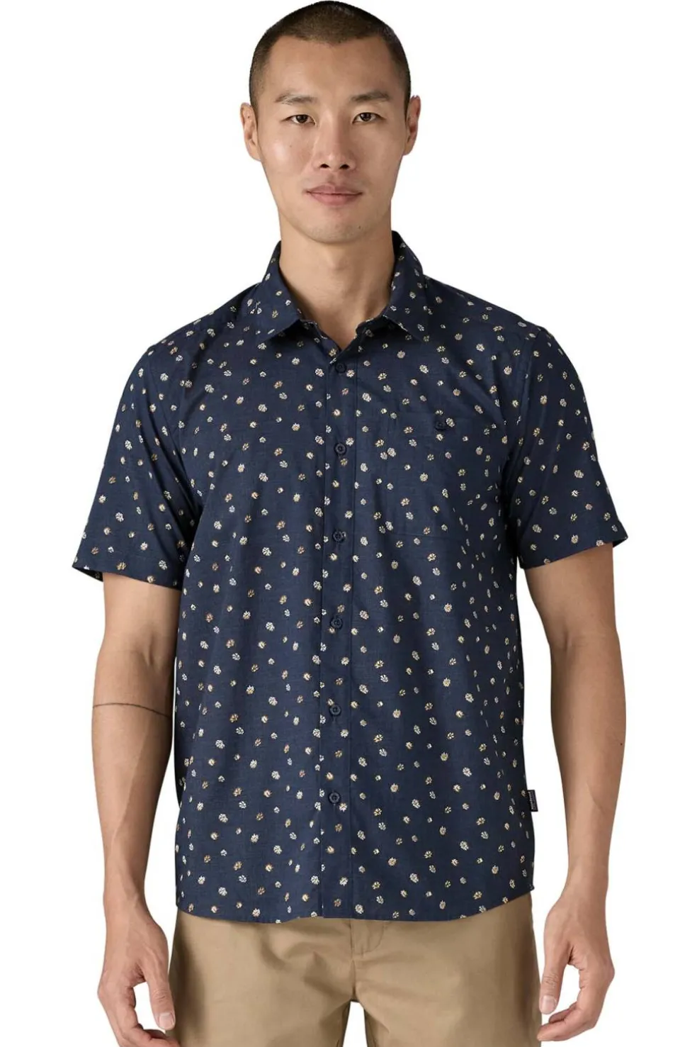 Camisa Patagonia Hombre Go to Shirt 52691 BLNY Blossoms: New Navy