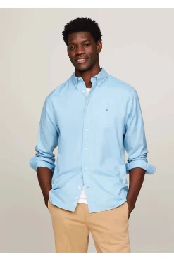 camisa Tommy Hilfiger th flex mw0mw30934 cyw