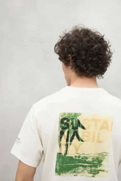 camiseta Hombre Ecoalf aberi 021 antartica