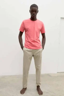 camiseta hombre Ecoalf vent 256 coral