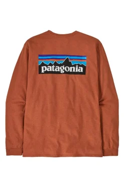 Camiseta Hombre Patagonia P-6 Logo Responsibili-Tee® 38518 Redtail Rust