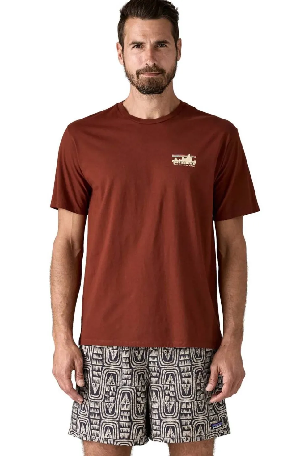 Camiseta Hombre Patagonia '73 Skyline Organic 37534 DVL Dried Vanilla