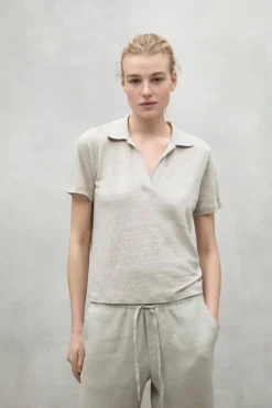 Camiseta Mujer Ecoalf Troms 051 Beige