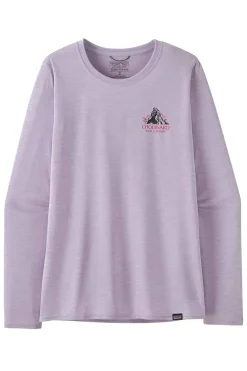 Camiseta Mujer Patagonia Cap Cool Daily Graphic 45165 CHPL Chouinard Crest Foxglove Purple