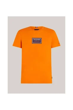 camiseta Tommy Hilfiger de punto con logo estampado mw0mw34391 sg3