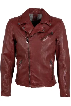 cazadora cuero Gipsy boy thalas lasov wine