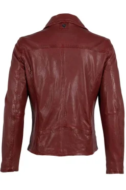 cazadora cuero Gipsy boy thalas lasov wine