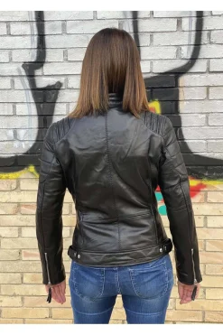 Cazadora cuero ldmdp black