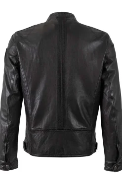 Cazadora de Cuero Hombre Mauritius shyko 1201 0791 antracite