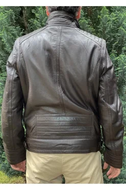 Cazadora de Cuero Hombre MDP Marlon Brown