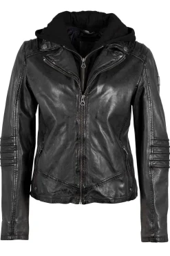 Cazadora de Cuero Mujer Gipsy Flura 1101 0619 black