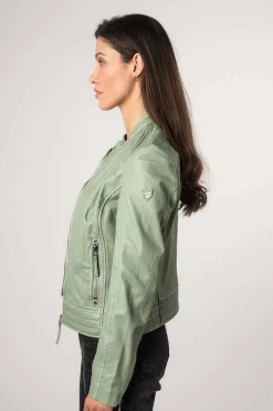 Cazadora de Cuero Mujer Mauritius Filla 1101 0676 Mint