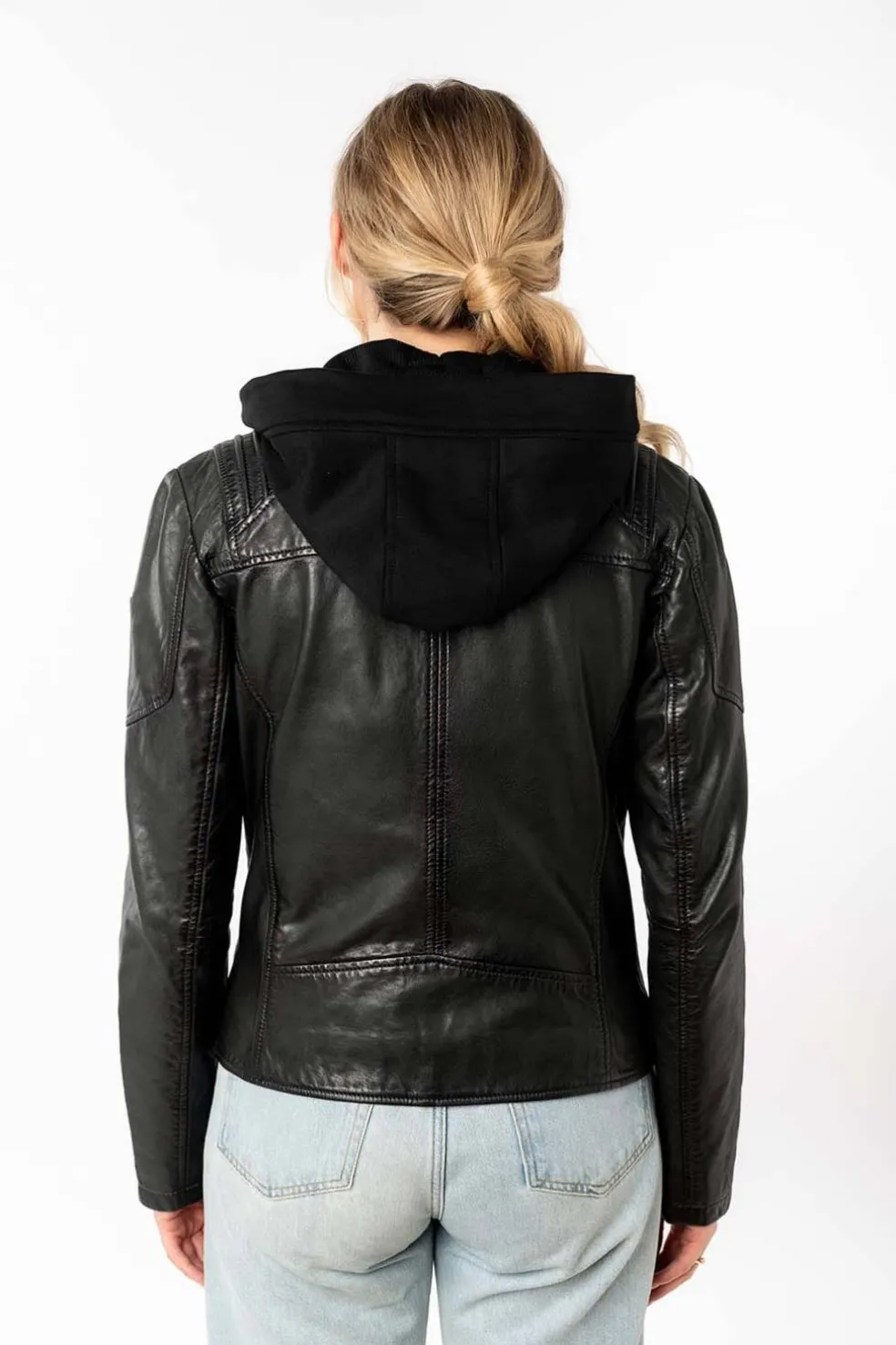 Cazadora de Cuero Mujer mauritius gianna 1101 0775 forest green