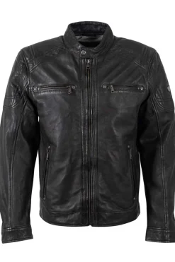 Cazadora de Piel Hombre Mauritius vitum 1201 0814 black