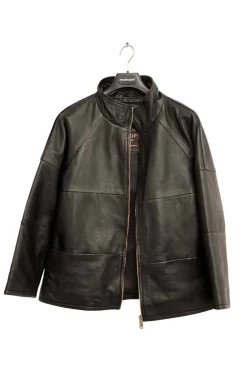 Cazadora de Piel Mujer MDP Oteo Black