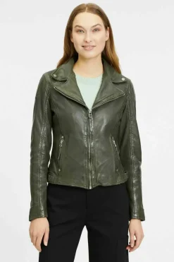 Cazadora Gipsy Mujer Maizy Jade Nappa Sheep Regular Fit