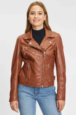 Cazadora Mujer Gipsy PGG 1101 0030 Cognac