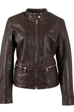 Cazadora Mujer mauritius makena chestnut