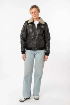 Cazadora mujer mauritius carlene black 1101 0758