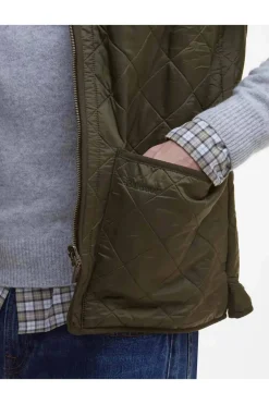 Chaleco con Forro Interior Barbour Polarquilt MLI0002OL91 Olive