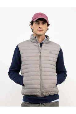 Chaleco Hombre El Ganso Acolchado Básico beige 1040w250006