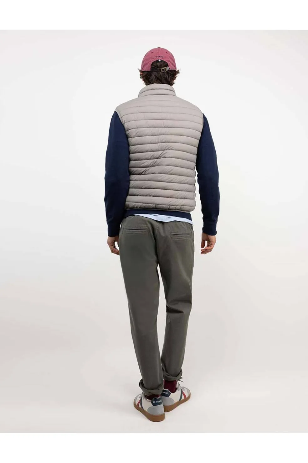 Chaleco Hombre El Ganso Acolchado Básico beige 1040w250006