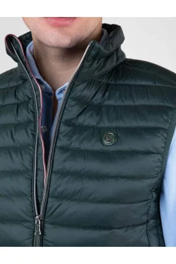 Chaleco Hombre El Ganso Acolchado Básico Verde 1040W240006
