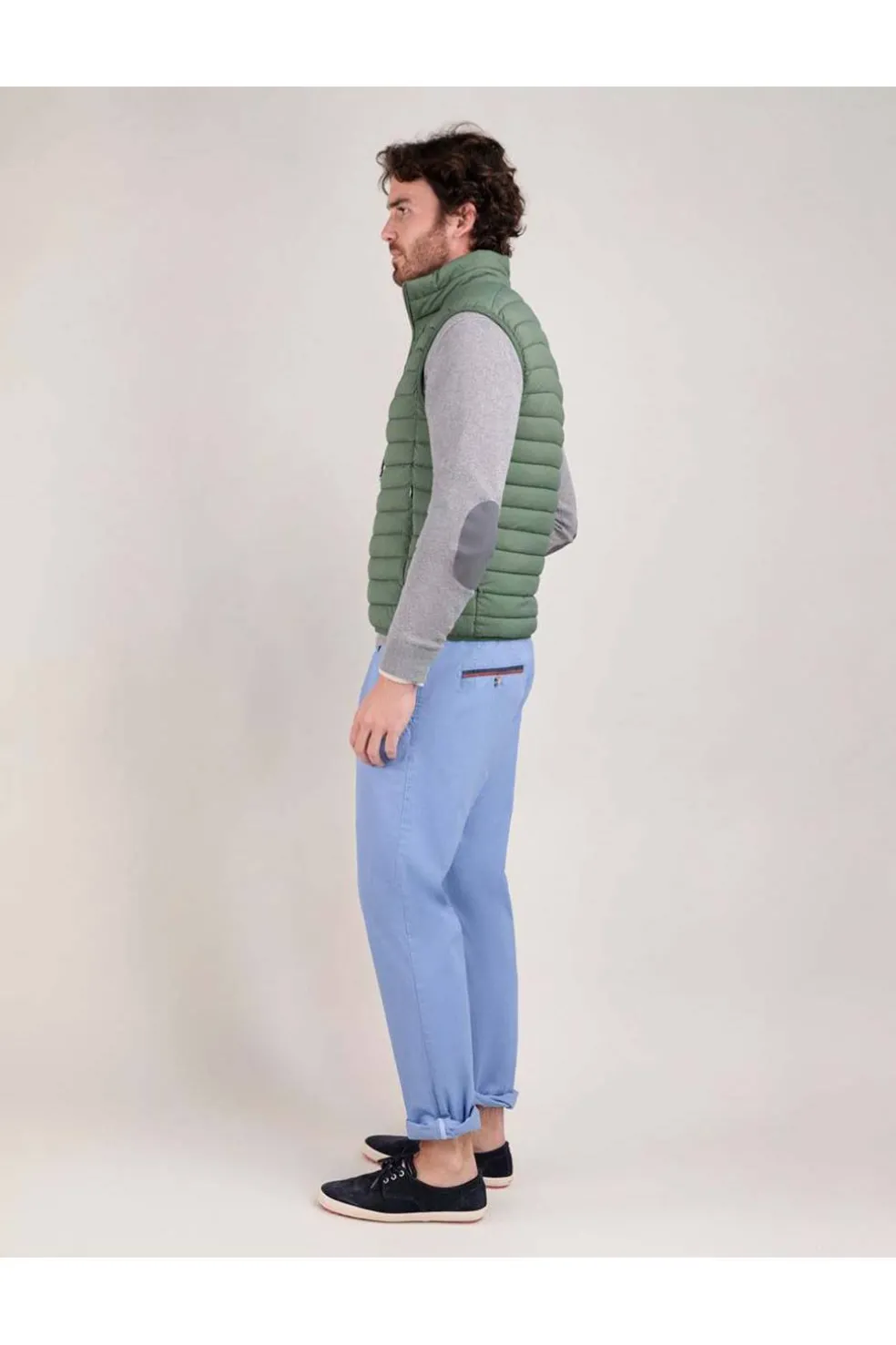 Chaleco Hombre El Ganso Acolchado Básico Verde 1040s250004