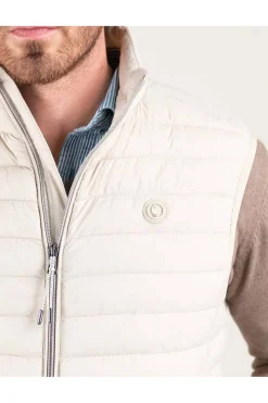 Chaleco Hombre El Ganso Acolchado Básico Beige 1040s250001