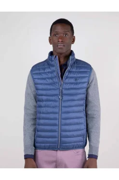 Chaleco Hombre El Ganso Acolchado Básico Azul 1040W240003