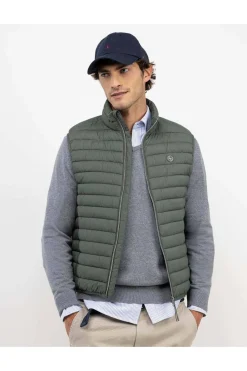 Chaleco Hombre El Ganso Acolchado Básico Verde 1040w250002