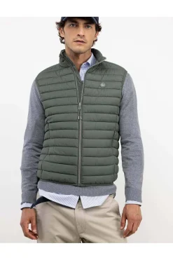 Chaleco Hombre El Ganso Acolchado Básico Verde 1040w250002