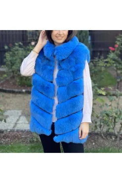 chaleco Medinapiel p421 azul