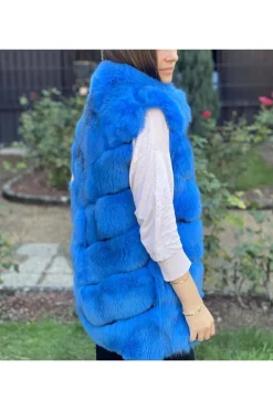 chaleco Medinapiel p421 azul