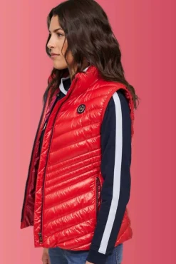 Chaleco Mujer Henry Arroway Victoria Rojo