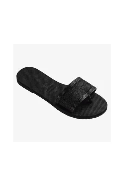 chancla Havaianas You Angra Glitter 4148294 black