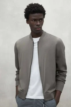 Chaqueta de punto Ecoalf kobus 304 mole grey