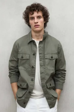 Chaqueta Hombre Ecoalf Sahara 128 Olive