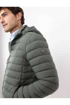 chaqueta hombre el ganso acolchada basica 1040w250008 verde