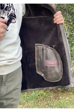 Chaqueta hombre medinapiel pelliza 16301 sahara