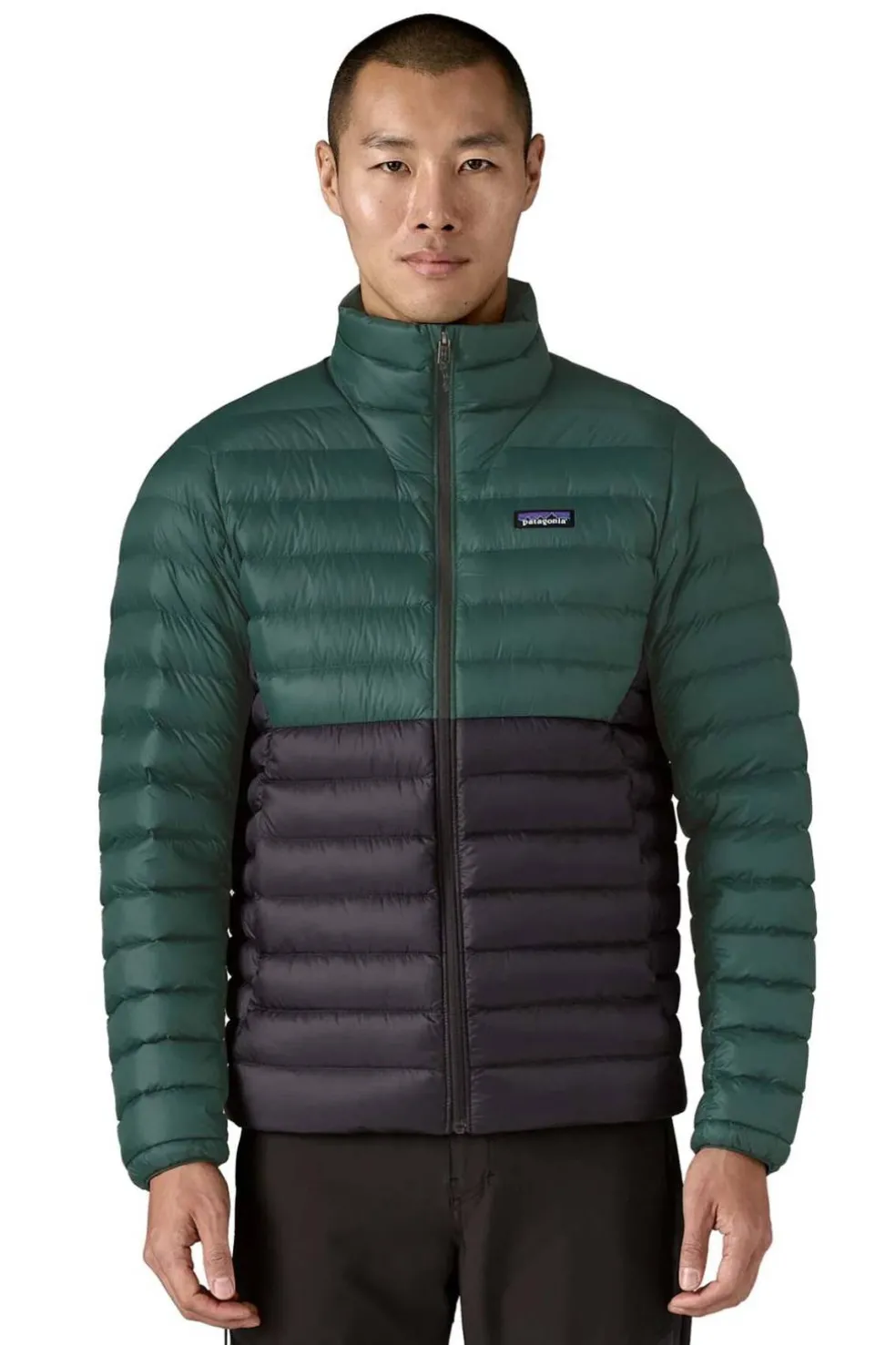Chaqueta Hombre Patagonia Down Sweater 84675 CABK Cascade Green Black