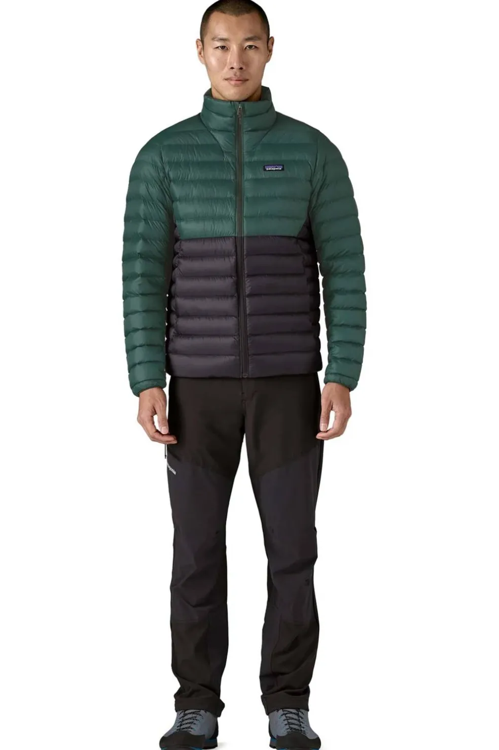 Chaqueta Hombre Patagonia Down Sweater 84675 CABK Cascade Green Black